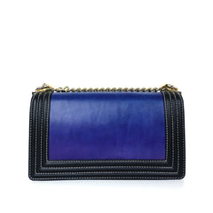 Handmade Leather Swan Carving Crossbody Bag